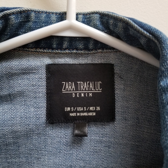 Zara Trafaluc denim jacket small - Picture 8 of 8